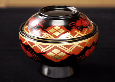 【新品未使用】秀衡塗　手桶型盛器　菓子器　茶器　漆器　青柳 秀衡塗 手桶型盛器 菓子器 茶器 漆器 青柳 2026年最新Yahoo